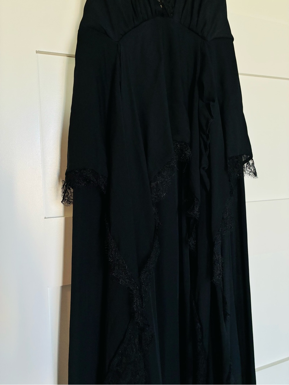Haute Hippie S Black Lace Maxi Slip Dress - Picture 5 of 8